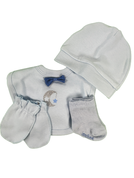 Erstausstattung Neugeborenen Set 10-teilig Imaj Midnight Babyblau