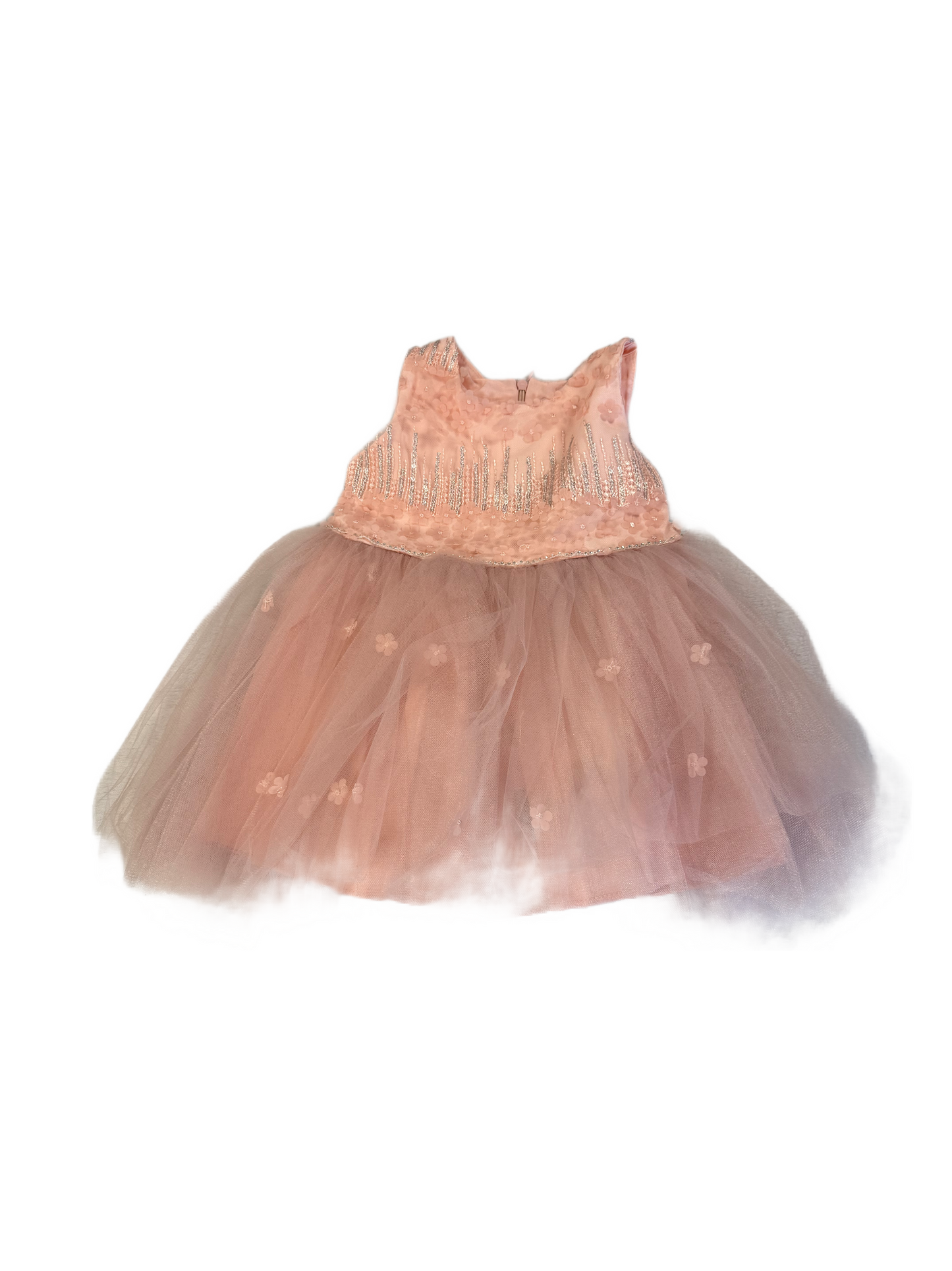 Kleid Civil Kids "Kleine Kamille" puder rosa ärmellos