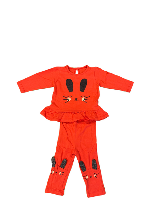Set Civil Kids "Ohrhase" 2-teilig pink