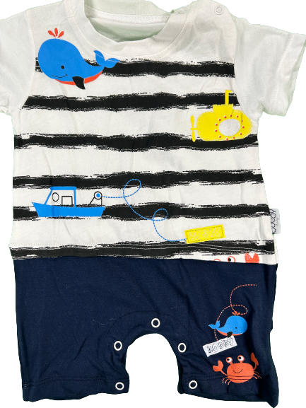 Overall Maxbabi Ocean Blau-Weiß